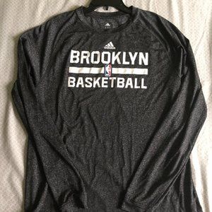Brooklyn Nets Adidas Climalite Long Sleeve